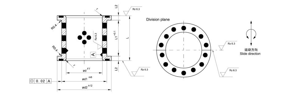 CHB-JZW Bronze Self-Lubricating Bearing