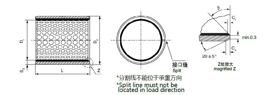 CHB-2 Metal-Polymer Composite Bearing